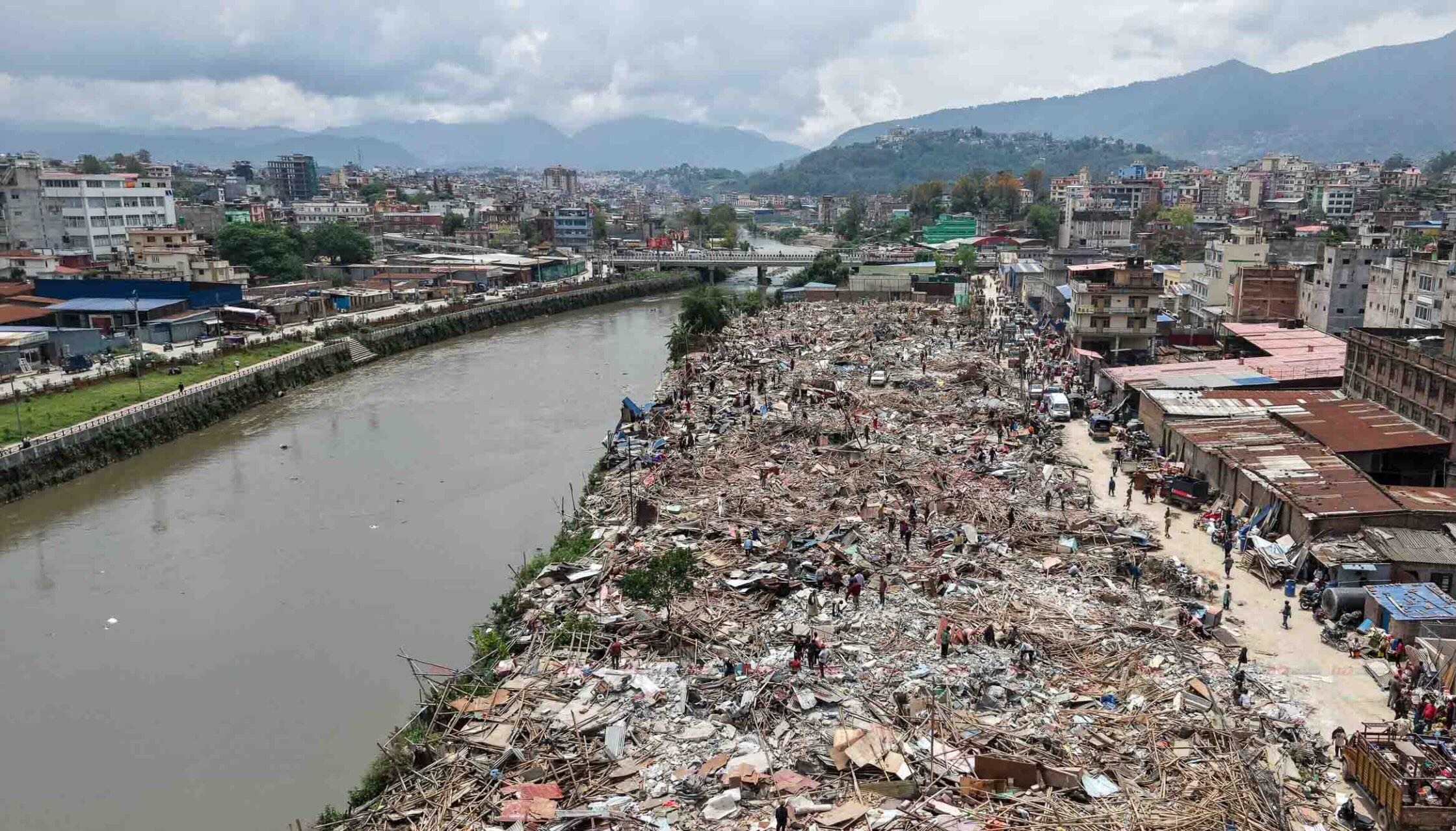 बागमती नदी किनारका हटाइएका बस्ती क्षेत्रमा खुला पार्क, हरित क्षेत्र र पदमार्ग निर्माण गरिने
