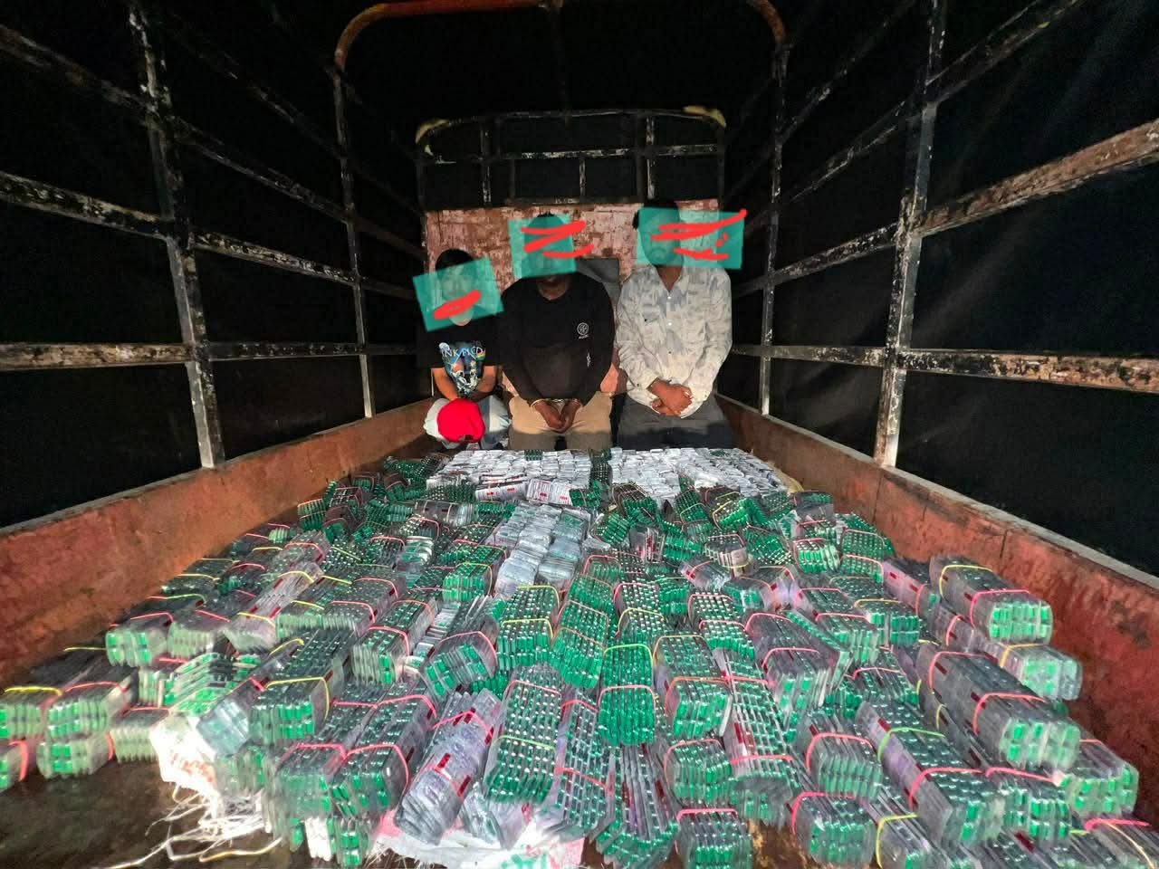 काठमाडौँको गाङखेलबाट ठूलो परिमाणको लागुऔषधसहित तीन जना पक्राउ