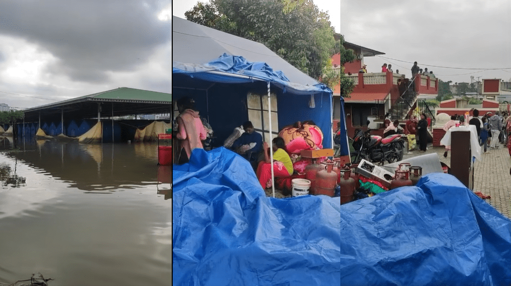 बागमतीको बाढीले कीर्तिपुरस्थित ‘होल्डिङ सेन्टर’ डुबानमा: सुकुमवासी विस्थापित