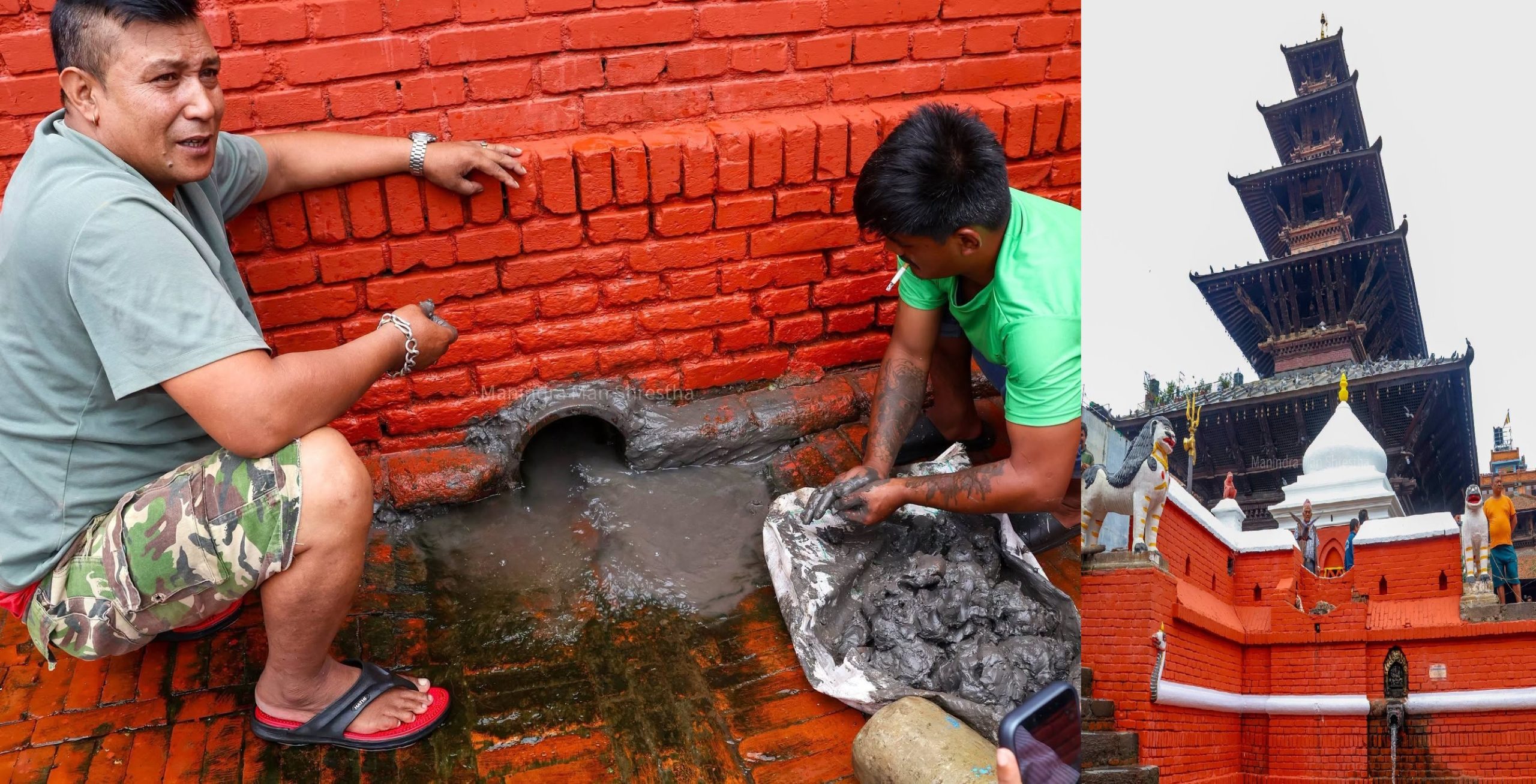 ललितपुरको कुम्भेश्वर मेलाको तयारी तीव्र : पोखरीको बीचमा सर्वेश्वर महादेवलाई विराजमान गराइँदै