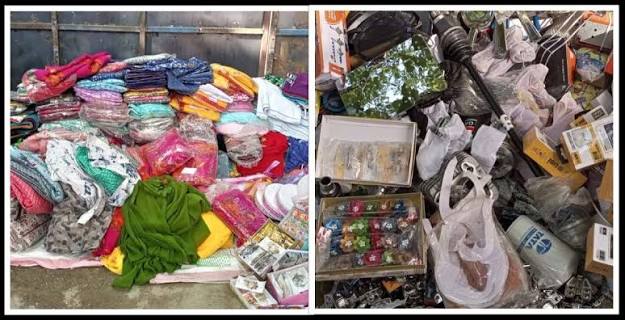 झापामा भन्सार छलीका पानजन्य सामग्री र माछा बरामद