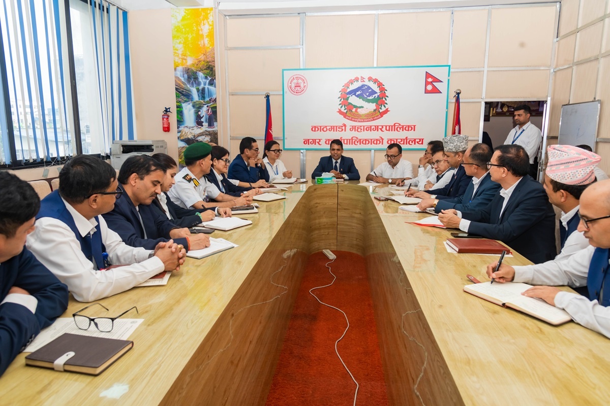 काठमाडौँ महानगरका विभागीय प्रमुखहरूसँग कार्य सम्पादन सम्झौता : ८० प्रतिशत प्रगति अनिवार्य