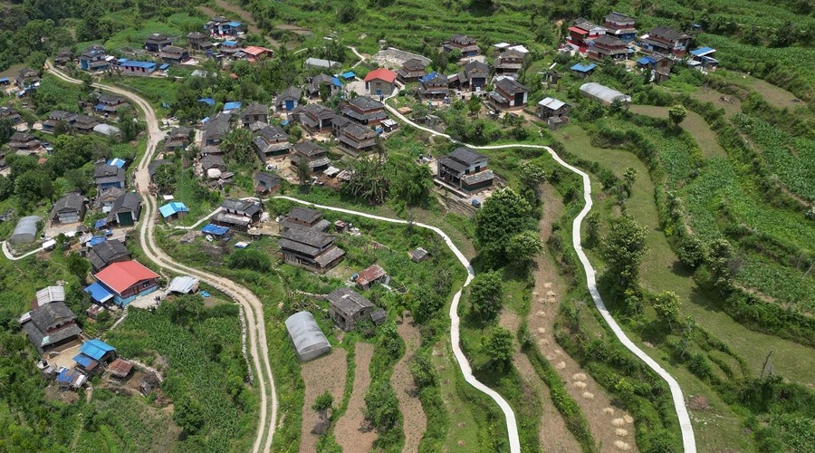 म्याग्दीमा चार किलोमिटरभन्दा बढी पदमार्ग निर्माण