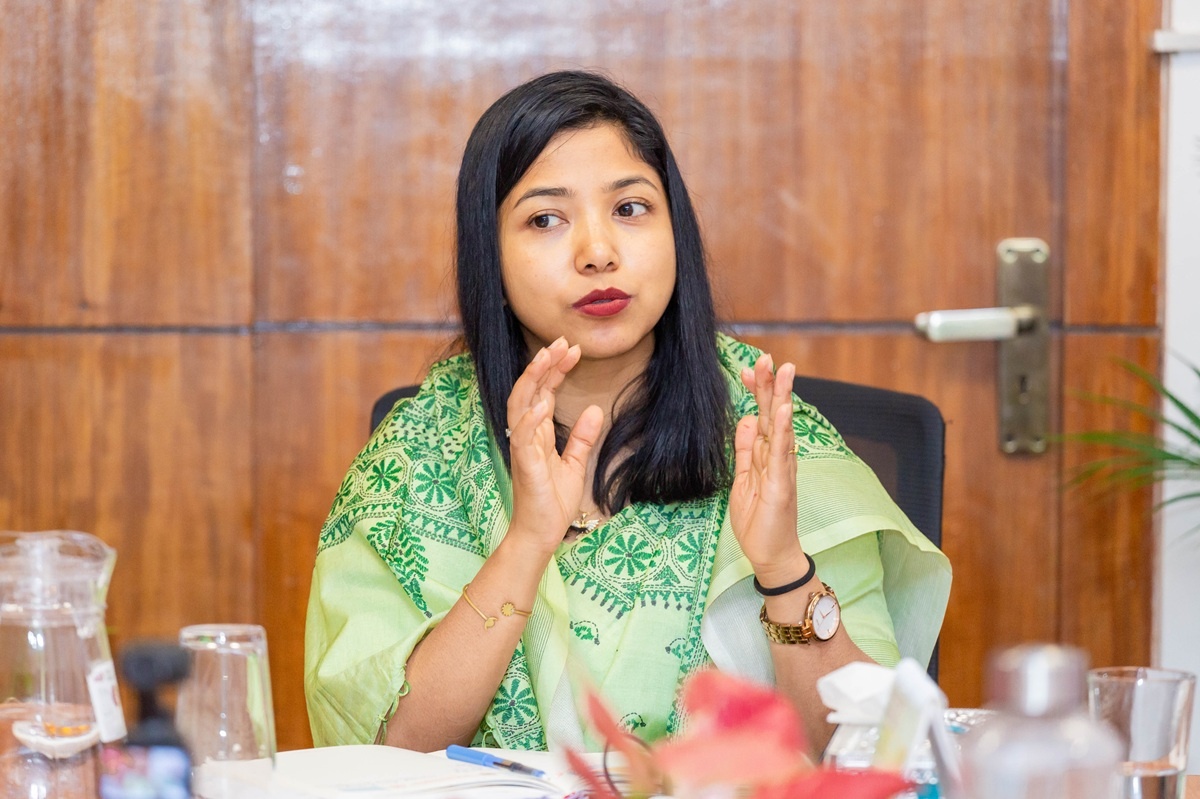सिंहदरबारमा आशिका जङ्गिदाँ सुनिता डंगोलको शालीन संवाद