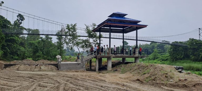पुराण लगाएर बिर्तामोडमा ‘देउनिया विश्रान्तिघाट’ निर्माण