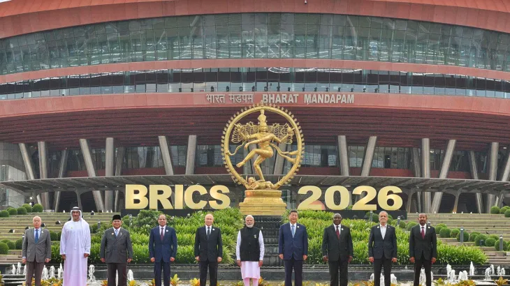 नयाँदिल्ली ब्रिक्स सम्मेलन: मध्यपूर्वमा संयमको आग्रह, विश्व व्यापार सहज बनाउने प्रतिबद्धता