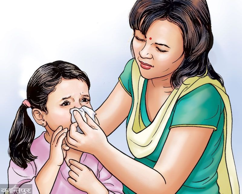 बालबालिकामा शीघ्र श्वासप्रश्वास सङ्क्रमणको दर बढ्यो