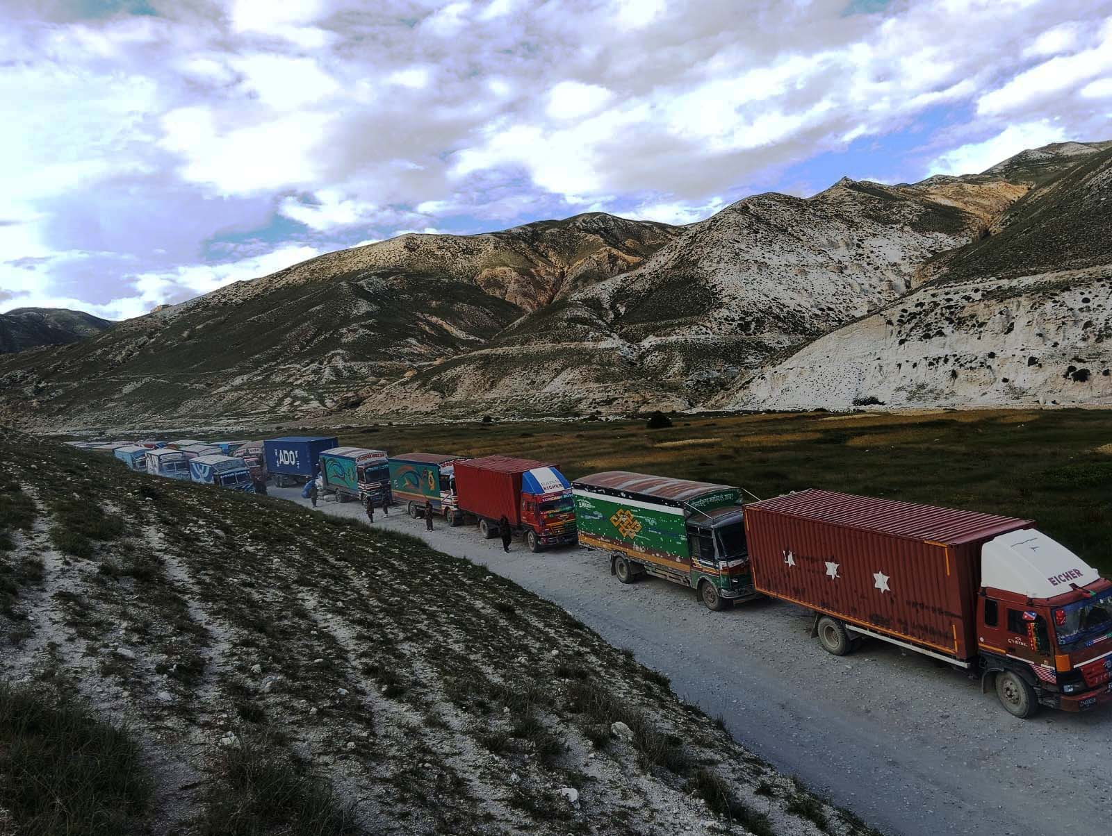 आलेखः चलायमान बन्दै कोरला नाका