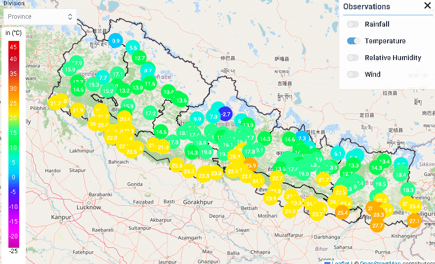 चितवनमा २४ घण्टामै २२२ मिलिमिटर वर्षा, नवलपरासी र तनहुँमा पनि अति भारी