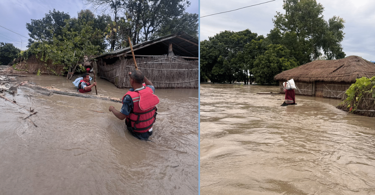 नारायणीको बाढीले सुस्ता डुबानमा, २९ जनाको सशस्त्र प्रहरीद्वारा उद्धार