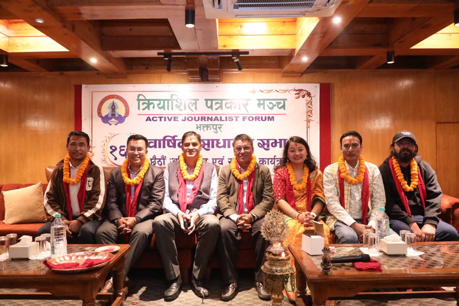 क्रियाशील पत्रकार मञ्चकोे अध्यक्षतामा राससकर्मी गिरी