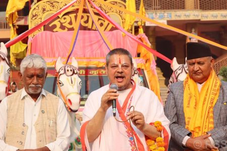राष्ट्रव्यापी गजेन्द्रमोक्ष नारायण मुक्तिनाथ रथयात्रा सुरु