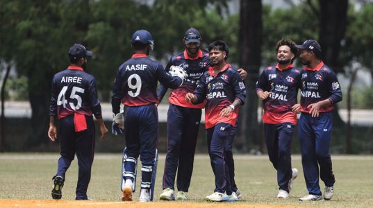 ओमानलाई ११३ रनले हराउँदै नेपालको लगातार दोस्रो जित