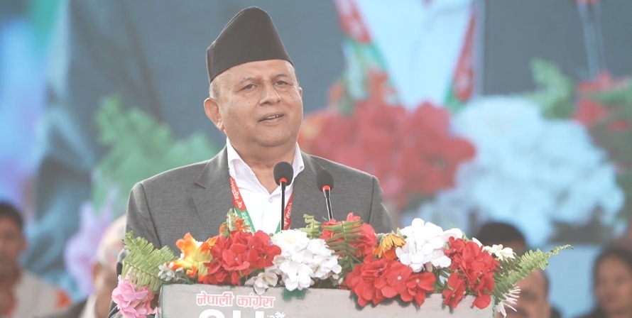 ‘राष्ट्रियता र लोकतन्त्रका लागि राजनीतिक शक्तिहरू एक ठाउँमा उभिनुपर्छ’ – महासचिव पोखरेल