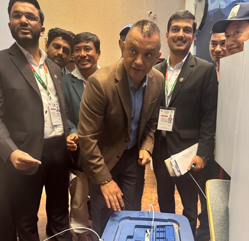नेपाली कांग्रेसको सभापतिमा गगन थापा निर्वाचित, ६ हजार ५८४ मत प्राप्त