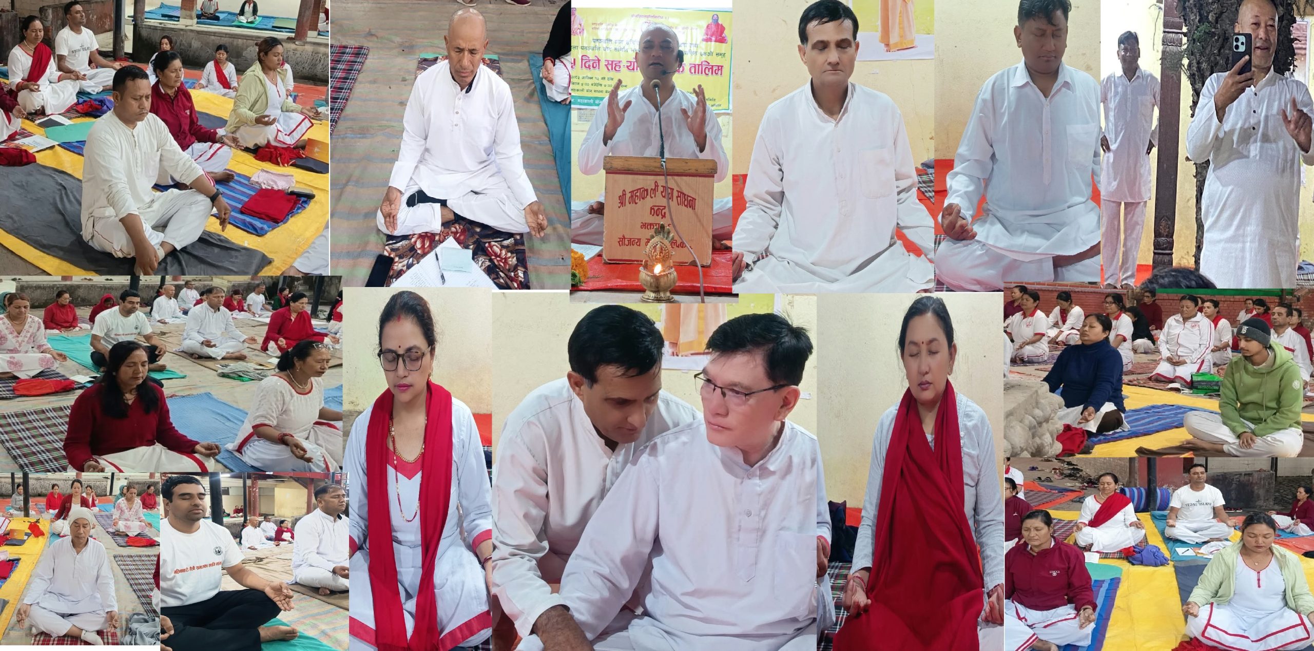 भक्तपुरमा पतञ्जली योग समितिकाे ६४औँ १५ दिने सहयोग शिक्षक तालिम समापन