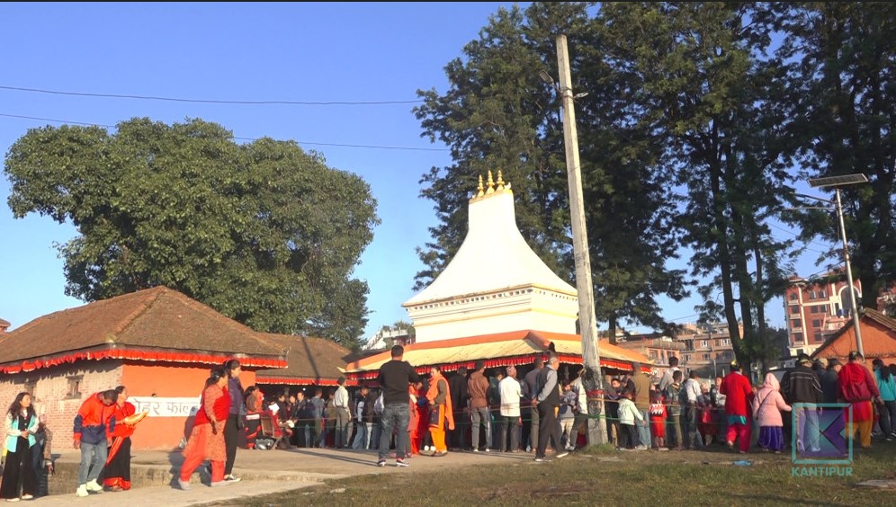 भक्तपुरमा नवरात्रि मेला सुरु, नौ दिनसम्म शक्तिपीठमा रात्री जात्रा