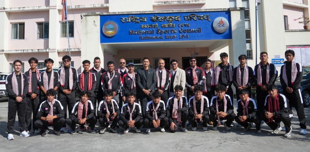 आईएसएफ फुटबल विश्वकपमा सहभागी हुन नेपाली टोली चीन जाँदै