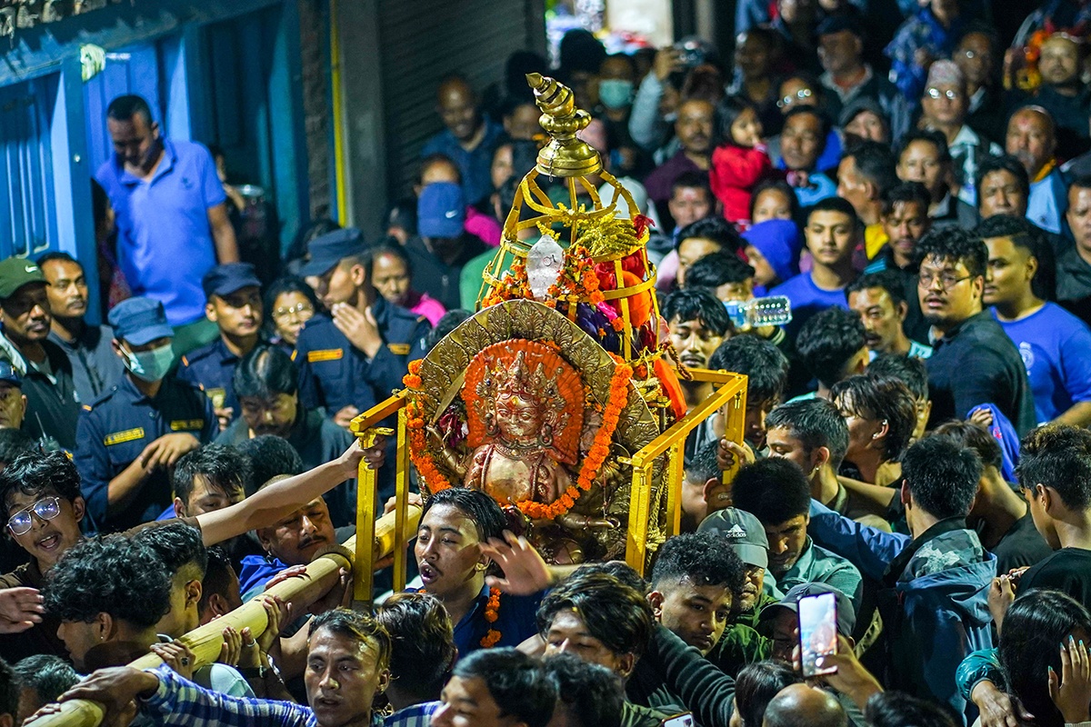 आज पञ्चमीका दिन पचली भैरव जात्रा, राति हनुमानढोका पुर्‍याइने